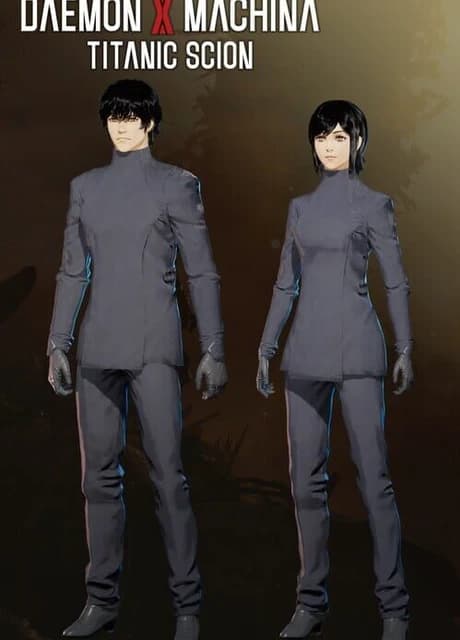 Daemon x Machina: Titanic Scion - Free Axiom Researcher Outfit