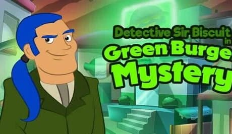 Detective Sir Biscuit in Green Burguer Mystery