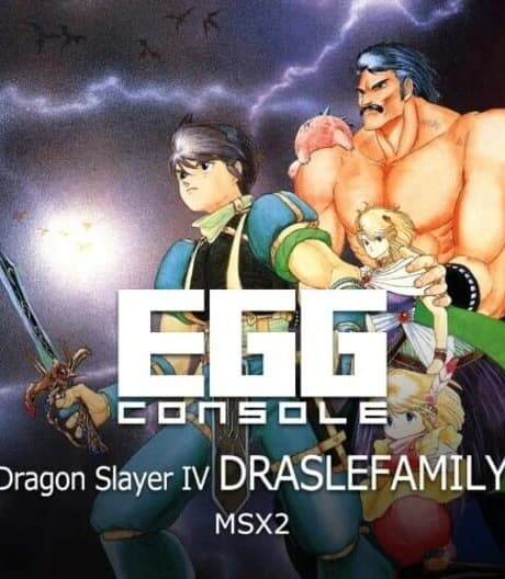 Eggconsole Dragon Slayer IV Draslefamily MSX2