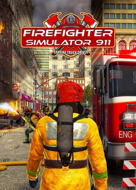 Firefighter Simulator 911: Car Fire Truck Driver
