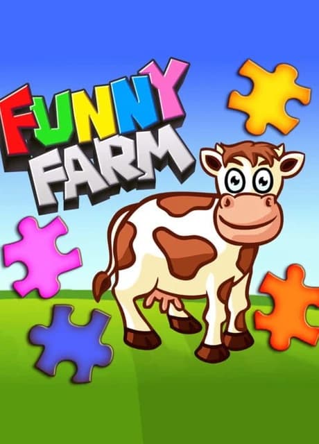 Funny Farm Animal Jigsaw Puzzle Game for Kids and Toddlers