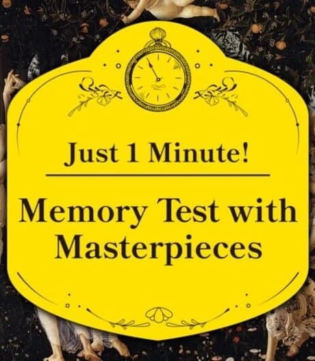 Just 1 Minute! Memory Test with Masterpieces