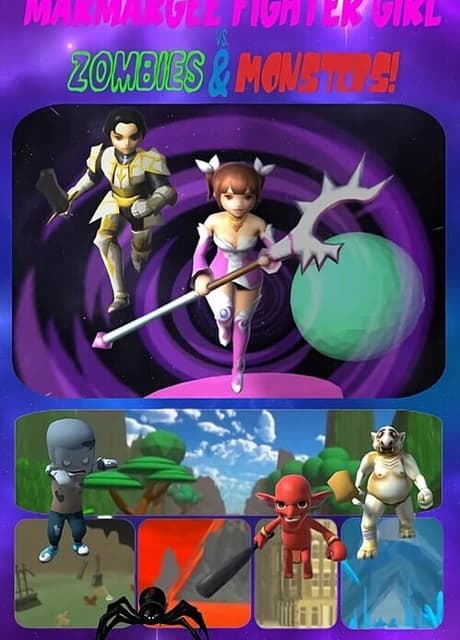 Marmargee Fighter Girl vs. Zombies & Monsters!