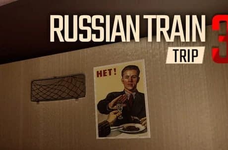 Russian Train Trip 3: Posters In The Train Car