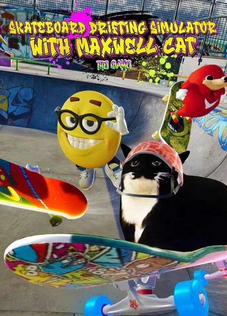 Skateboard Drifting Simulator with Maxwell Cat: The Game