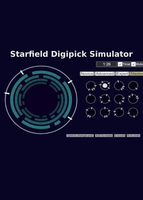 Starfield Digipick-Locking Minigame Simulator